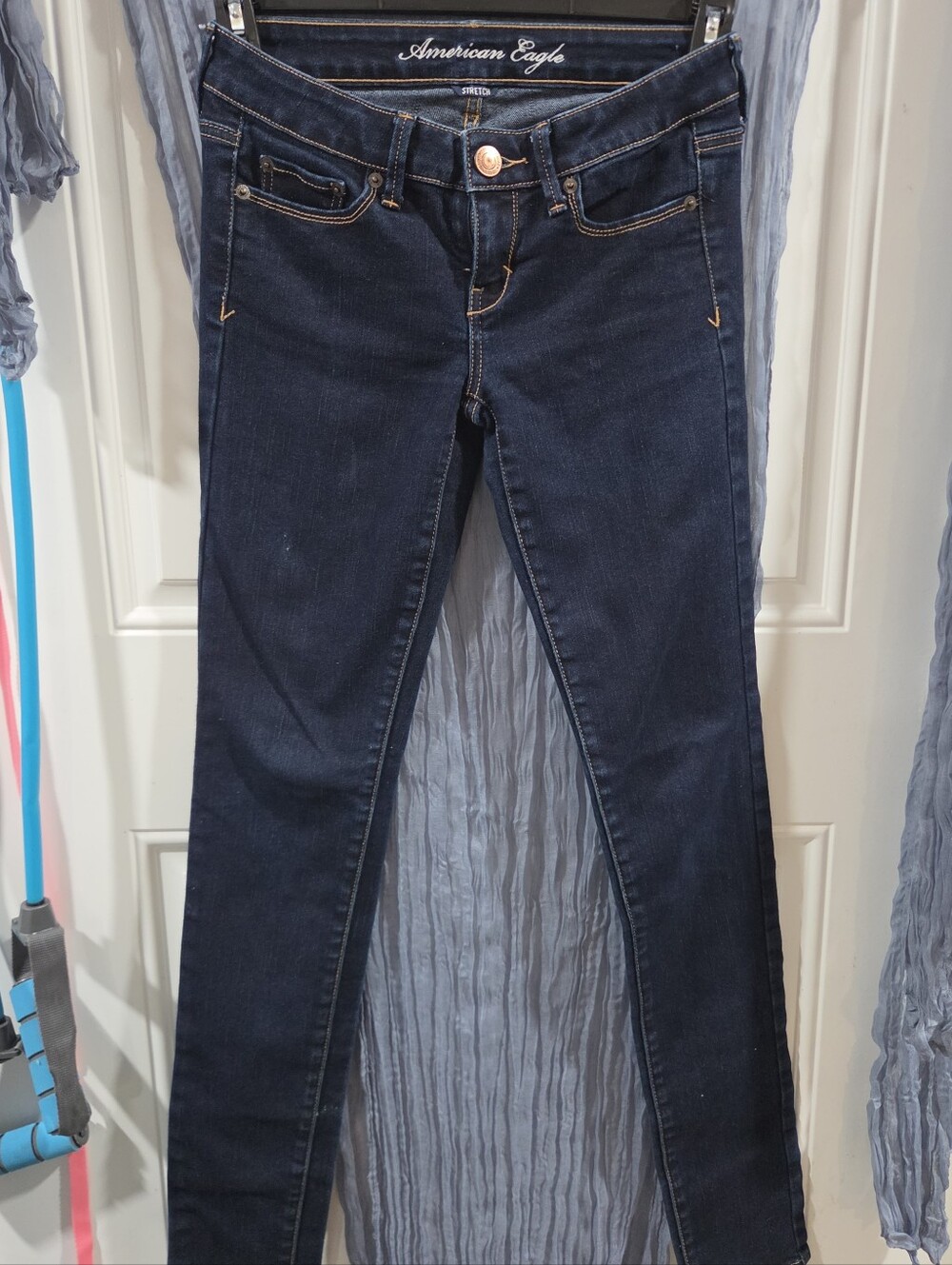 American Eagle Outfitters Indigo Stretch Skinny Jeans